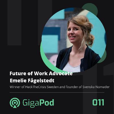 Emelie Fågelstedt - Winner of Hack the Crisis and Future of Work Advocate