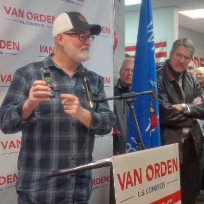 The unhinged behavior of Derrick Van Orden