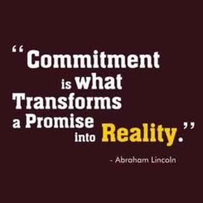 Commitment: Comunicação, estabelecer compromissos e ato solene