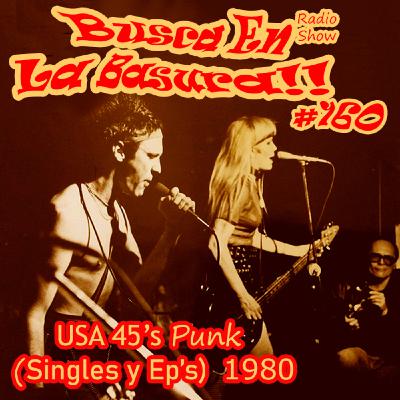 BUSCA EN LA BASURA!! RadioShow # 160. U.S.A Punk 1980. (45's singles & Ep's). Emisión del 25 /11/2020.