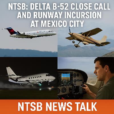 NTSB: Delta B-52 Close Call and Runway Incursion at Mexico City