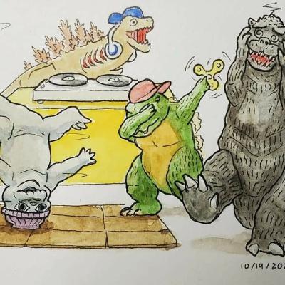 Asomados en la ventana...