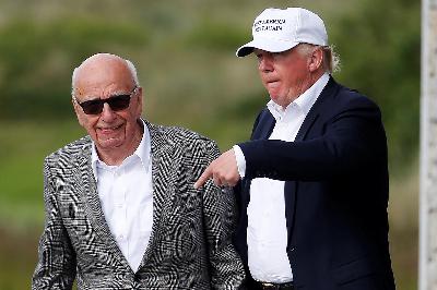 Trump vs Murdoch: clash of the moguls