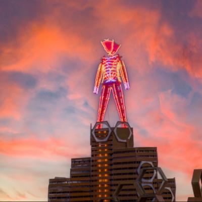 Burning Man 2025 - Tommorow Today - Evening Entrance