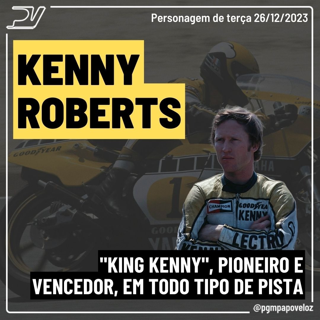 KENNY ROBERTS: "king Kenny", pioneiro e vencedor, em todo tipo de pista - Personagem de terça 26/12/2023 episode artwork