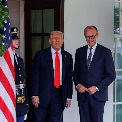 Трамп и Мерц в Овальном кабинете брифинг по Ирану и Украине