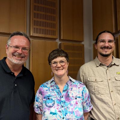 Johanna Sieger und Joshua Blank vom Naturpark Frankenhöhe