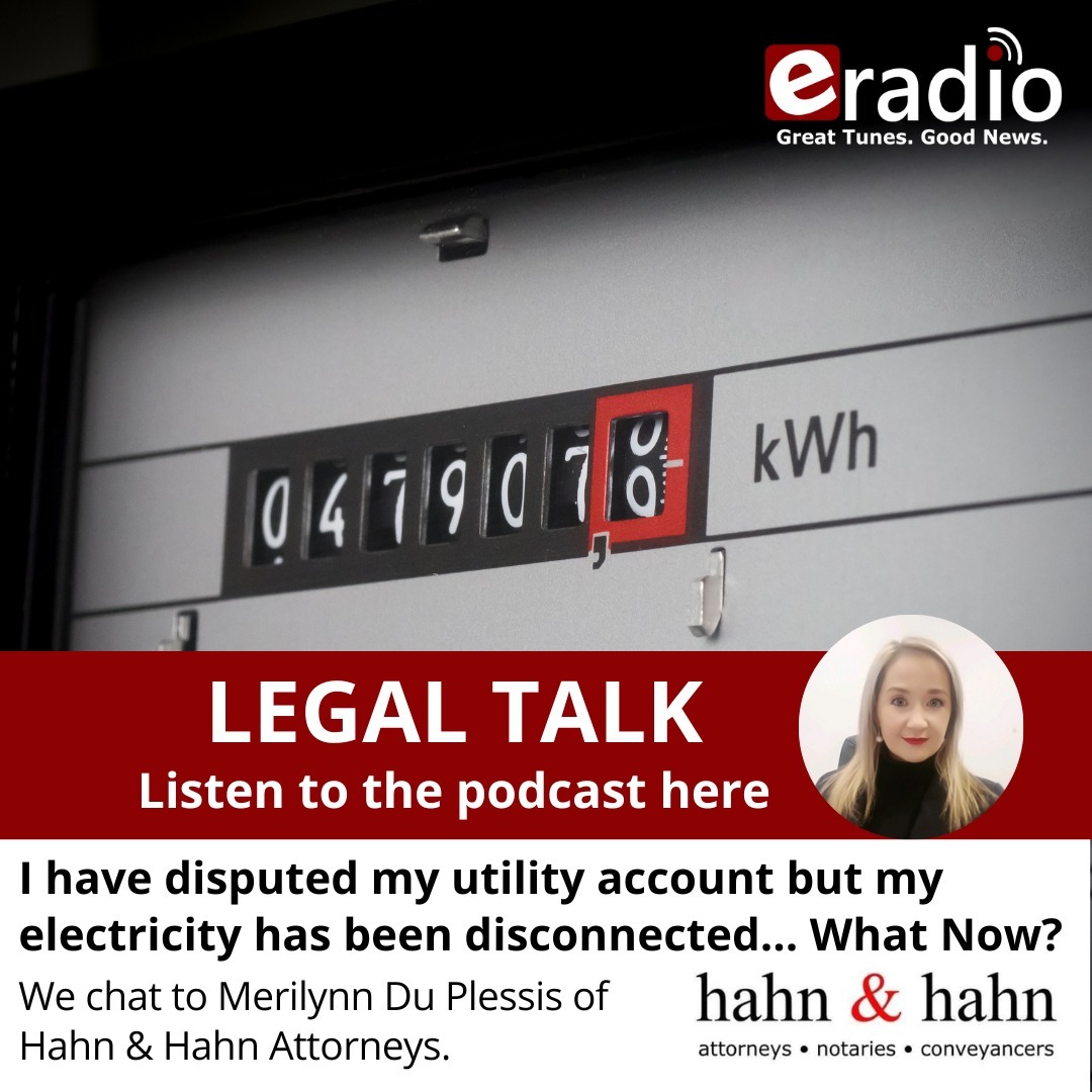 LEGAL TALK: I have disputed my utility account but my electricity has been disconnected... What Now? episode artwork