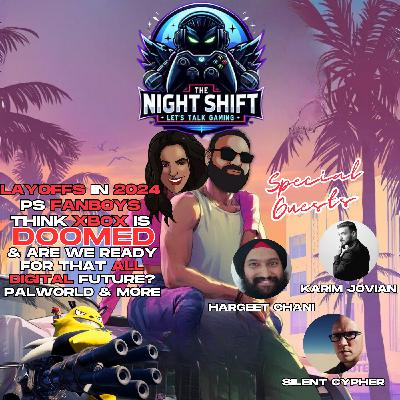 Layoffs in '24 PlayStation FANBOYS say XBOX is DOOMED | All Digital Future | Palworld - The Night Shift #8 Let's Talk Gaming