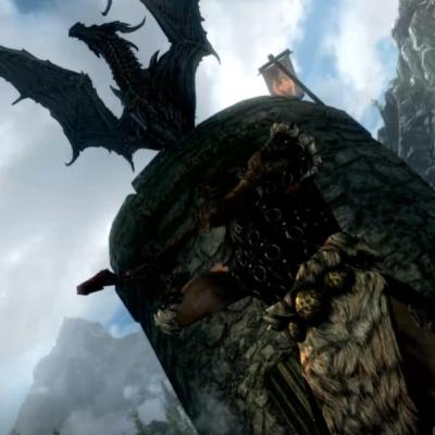 Skyrim, audio described. Part 2: Helgen in Ruins