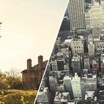 02 X 03 Vivir en un pueblo VS vivir en una ciudad