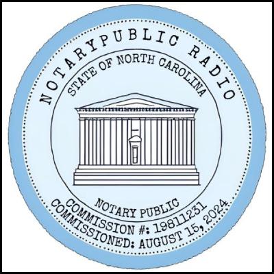 Officially Comissioned! The teaser for Notary Public Radio Podcast!