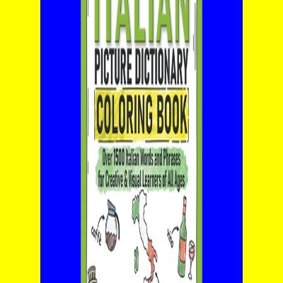 Download In #PDF Italian Picture Dictionary Coloring Book [Ebook EPUB KINDLE]