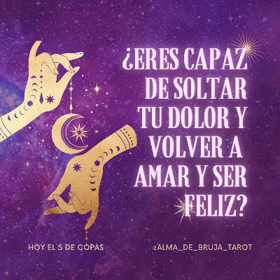 El 5 de copas nos trae hoy (13 Nov 2020) una lección muy importante...