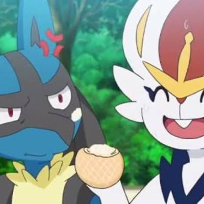 Lucario Uses His Boy Toy Cinderace