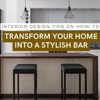 Transform Your Home into a Stylish Bar