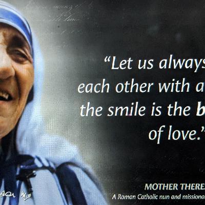 Mother Teresa's quotes.