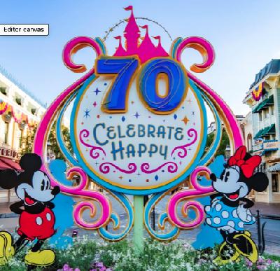 Celebrate Happy Moments in Disneyland's 70th