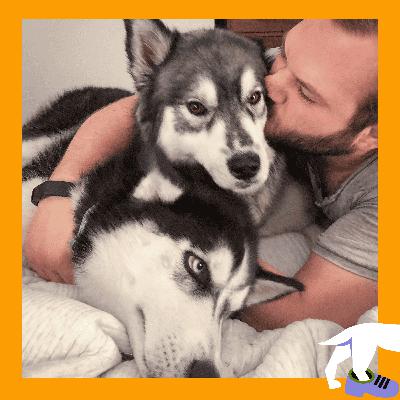 Leia & Archer's Dad (aka “Siberian Derpskies” Content Creator Jonathan Brinksman) Leia & Archer's Dad (aka “Siberian Derpskies” Content Creator Jonathan Brinksman)