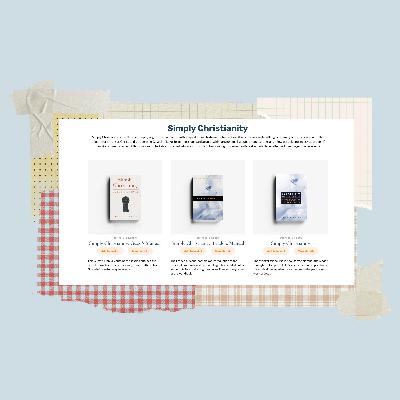 30.5 Tools for sharing faith: Simply Christianity (John Dickson)