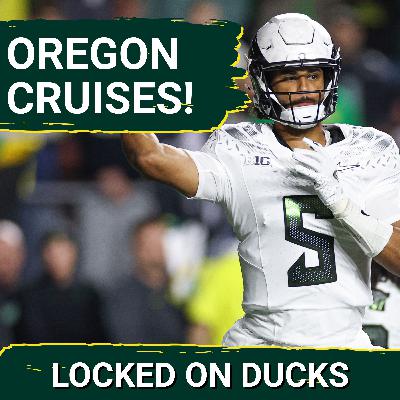 REACTION: Oregon DEMOLISHES Rutgers Behind DOMINANT Showing From Dante Moore, Ducks' Offense