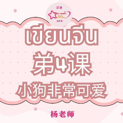 เขียนอักษรจีนตามลำดับขีด 笔画笔顺弟 4 课 小狗非常可爱 เขียนอักษรจีนตามลำดับขีด 笔画笔顺弟 4 课 小狗非常可爱