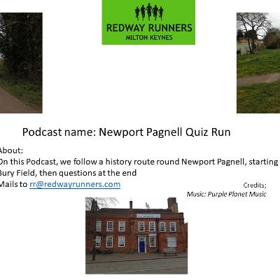 Virtual Club run - Newport Pagnell History Quiz run
