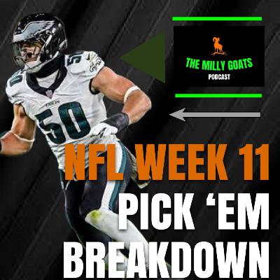 NFL Week 11 Pick 'em Contest Breakdown with Special Guest - JBonez