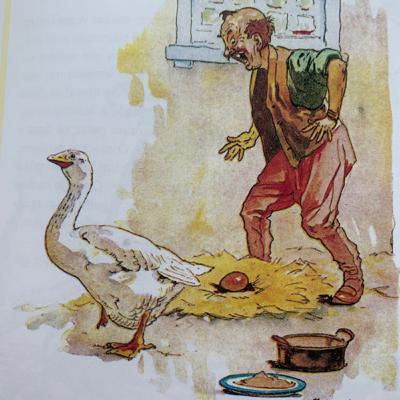 Fábulas de Esopo - A gansa dos ovos de ouro Fábulas de Esopo - A gansa dos ovos de ouro