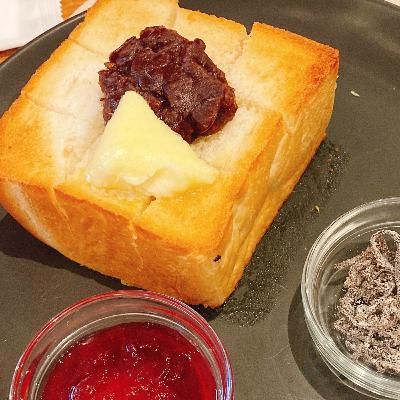 Buttered, toasted Japanese milk bread Buttered, toasted Japanese milk bread