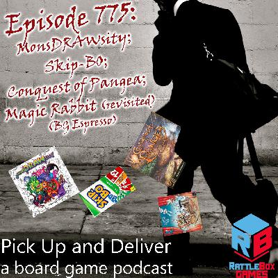 MonstrDRAWsity; Skip-Bo; Conquest of Pangea; Magic Rabbit (revisited)