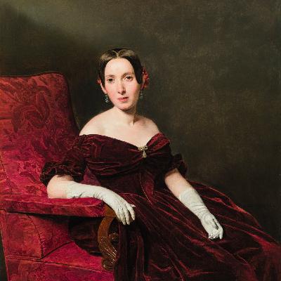 Ferdinand Georg Waldmüller - Pauline von Boschan Ferdinand Georg Waldmüller - Pauline von Boschan