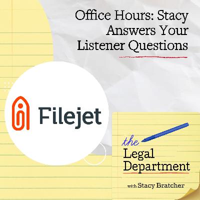 Office Hours: Stacy Answers Your Listener Questions Office Hours: Stacy Answers Your Listener Questions