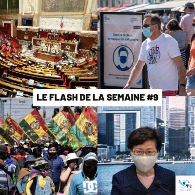 Flash de la semaine du 27 juillet - Bioéthique, masques obligatoires, Bolivie et Hong Kong Flash de la semaine du 27 juillet - Bioéthique, masques obligatoires, Bolivie et Hong Kong