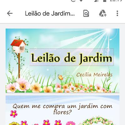 Leilão de Jardim