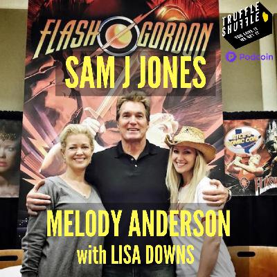 Sam J Jones, Melody Anderson and Lisa Downs