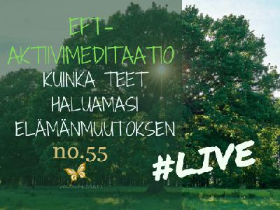Jakso # 55 Kuinka teet haluamasi elämänmuutoksen EFT-menetelmää käyttämällä?