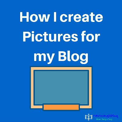How I Create Images For My Blog