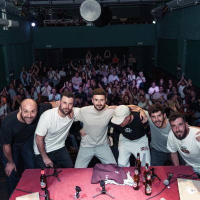 Roast de Manel Vidal com a presentació, la RIOTA al Golem's i sorpresa d'Andreu Juanola.