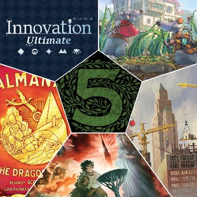Episode 163: Innovation Ultimate, Almanac: The Dragon Road, Tower Up, The Lord of The Rings: Fate of the Fellowship, Rats of Wistar Episode 163: Innovation Ultimate, Almanac: The Dragon Road, Tower Up, The Lord of The Rings: Fate of the Fellowship, Rats of Wistar