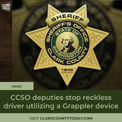 CCSO deputies stop reckless driver utilizing a Grappler device