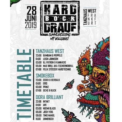 BamBam & PEPPels @ Hard Bock Drauf Summerclosing | Tanzhaus West Frankfurt | 28.06.2019