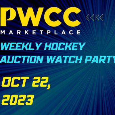 PWCC Live | Weekly Hockey Auction | Oct 22 2023