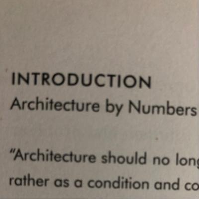 Architecture by numbers / K. Michael Hays