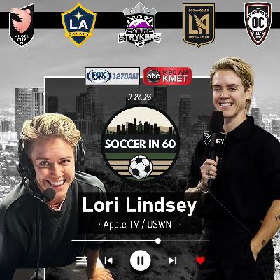 Apple TV’s former USWNT star Lori Lindsey (3/26/26) Apple TV’s former USWNT star Lori Lindsey (3/26/26)
