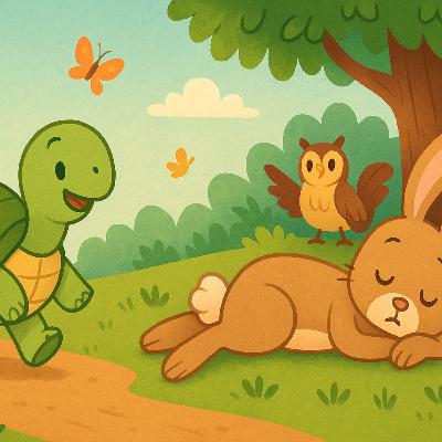 🐢 La Liebre y la Tortuga || Cuento Corto Para Ir a Dormir