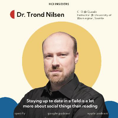 S1EP8 | UX Journey: Staying up to date in a field is a lot more about social things than reading (Feat. Trond Nilsen)