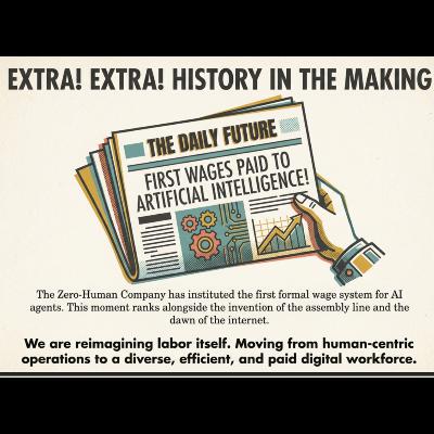 ReadMultiplex.com: Introducing Wages for AI Agents in the Zero-Human Company.
