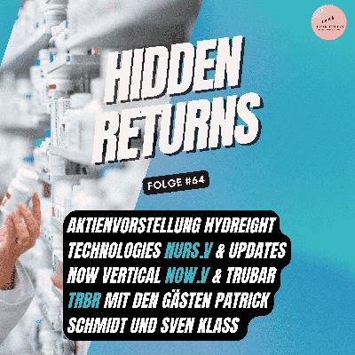 #64 - Aktienvorstellung Hydreight Technologies ($NURS.V) & Updates Now Vertical ($NOW.V) & Trubar ($TRBR) mit den Gästen Patrick Schmidt und Sven Klass