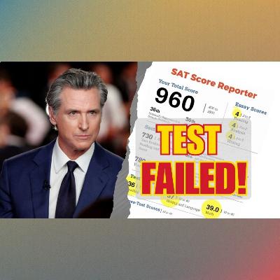 Gavin Newsom Can't ESCAPE His Soft BIGOTRY - In SAT Comment Crisis
